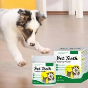 Natural Teeth Cleaning Powder for Dogs \u0026 Cats â Dental Care Powder to Reduce Plaque, Whiten Teeth \u0026 Freshen Breath ( Jar, Easy to Use)